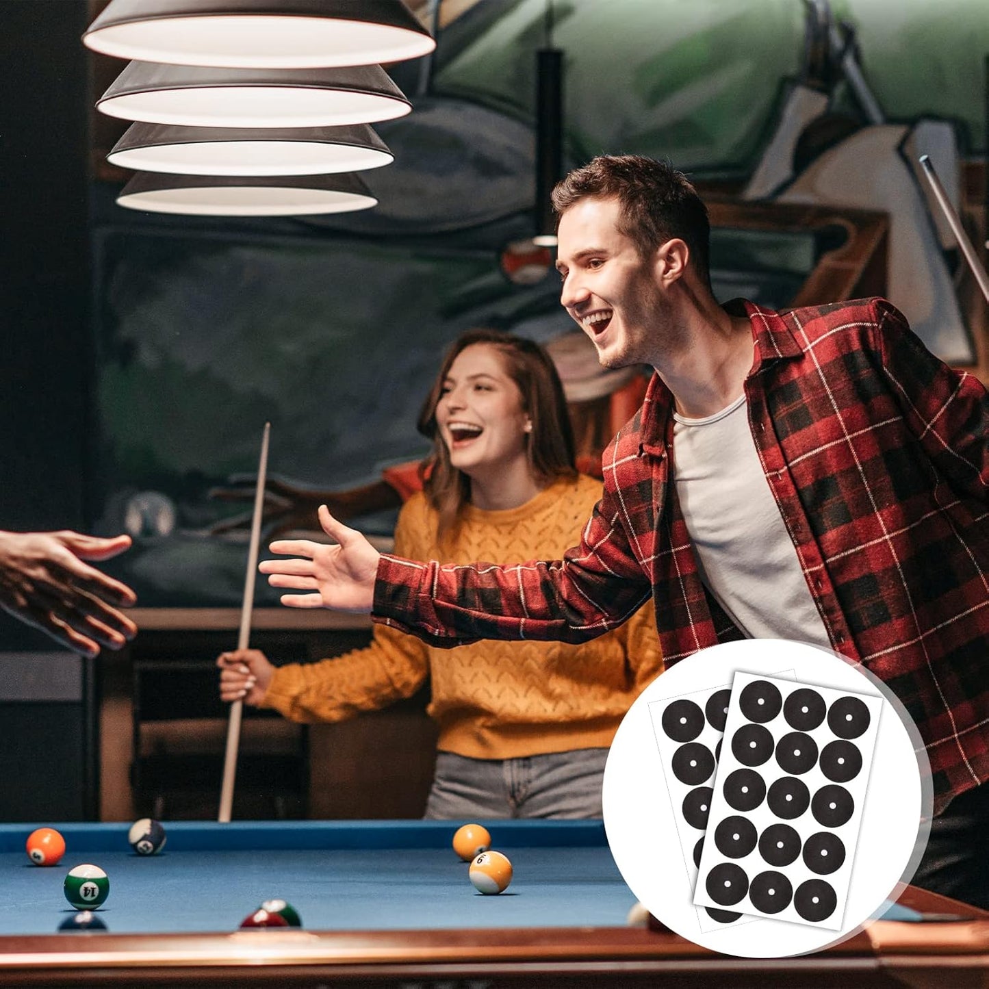 CADDURA Billiard markers Spot Stickers